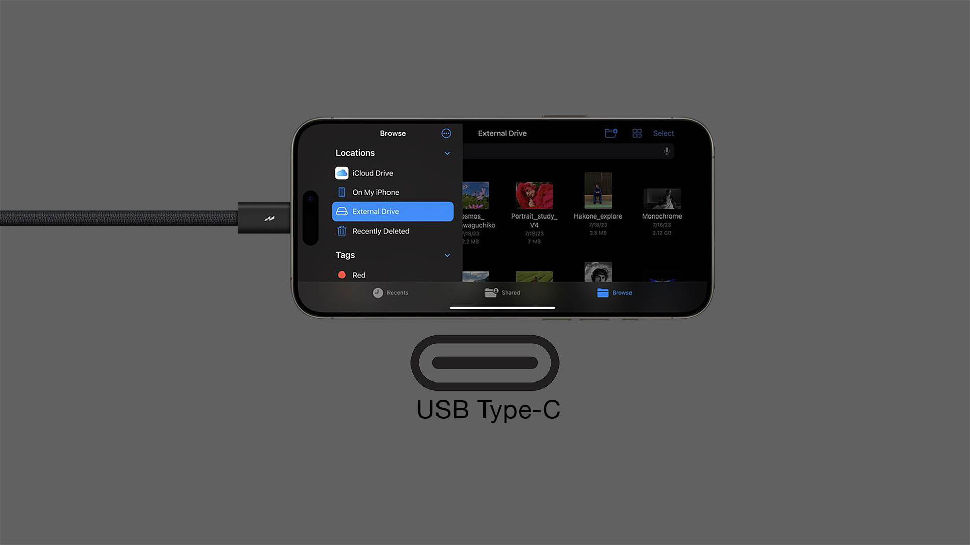 Що можна підключити до iPhone 15 через USB-C