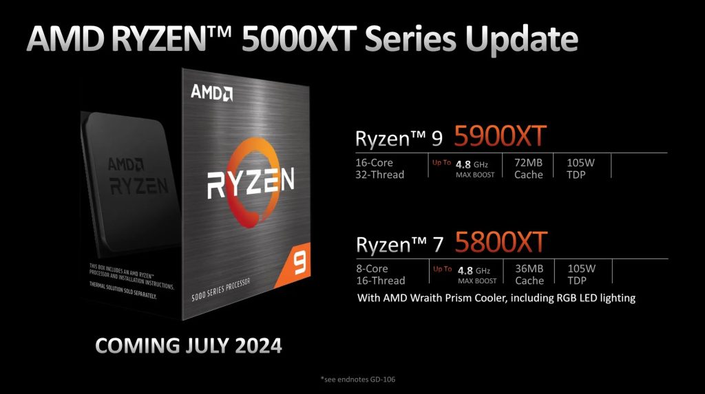 Нові процесори AMD Ryzen 9 та Ryzen 7 для сокету AM4. Зображення: AMD