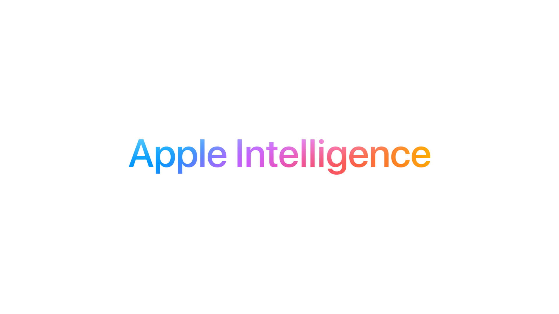 Apple Intelligence​