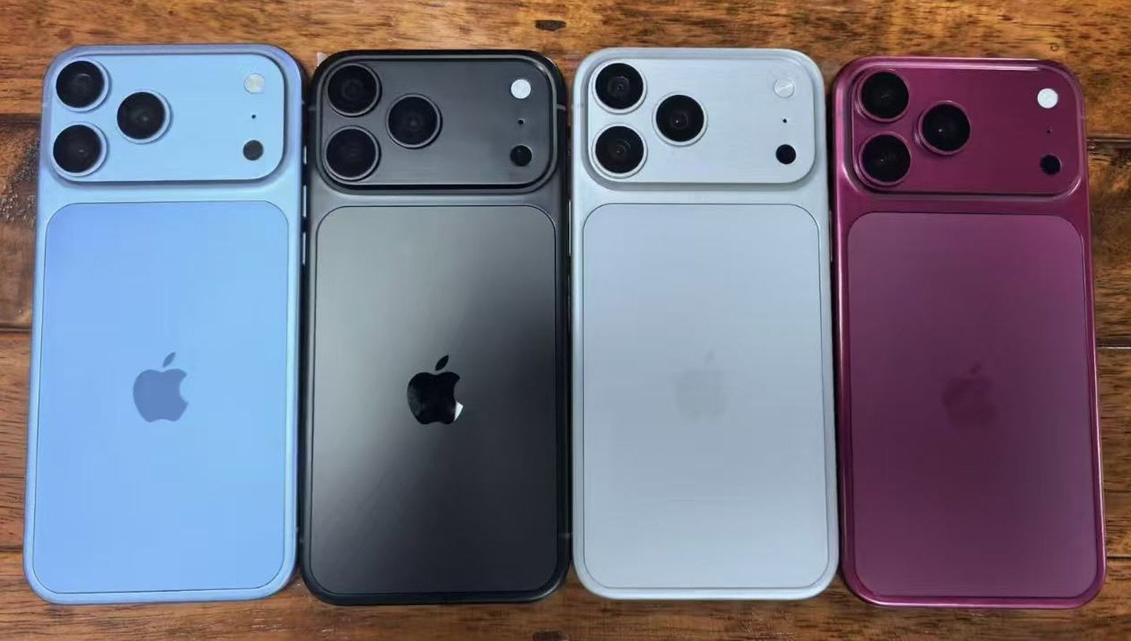 Макети iPhone 18 Pro у нових кольорах