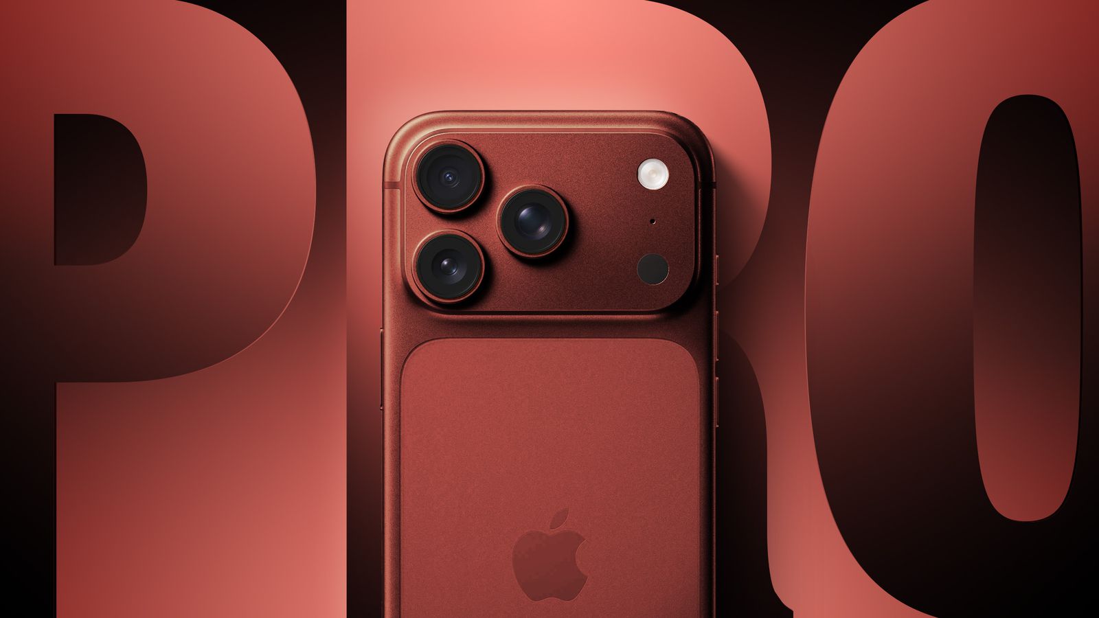 iPhone 18 Pro у темно-червоному кольорі